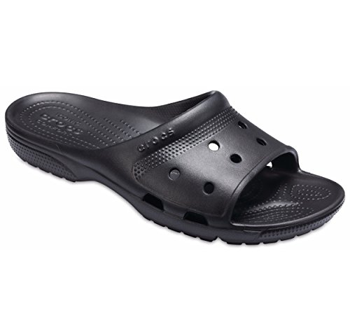 Crocs Classic Slide – Unisex Sandalen für Erwachsene – Bequeme Schuhe für den Strand – Schwarz – Größe 39-40 von Crocs