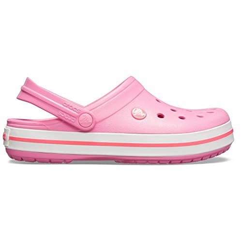 Crocs Unisex Crocband Clog, Pink Lemonade/White, 36/37 EU von Crocs