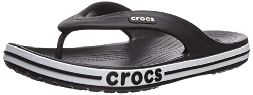 Crocs Unisex Erwachsene Bayaband Flip Flip, Black/White, 48/49 EU von Crocs