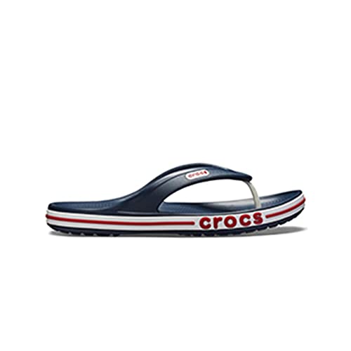 Crocs Unisex's Bayaband Flip Flop,Navy/Pepper,41/42 EU von Crocs