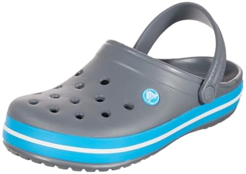 Crocs Unisex Adult Crocband Clog, Charcoal/Ocean,37/38 EU von Crocs