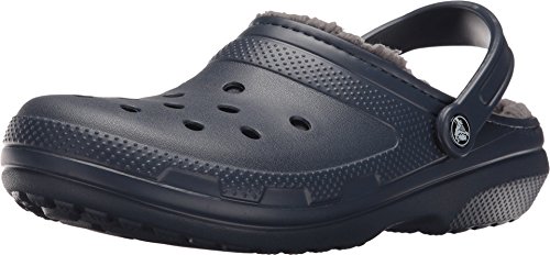 Crocs Unisex Classic Lined Clogs, Navy/Charcoal, 39/40 EU von Crocs