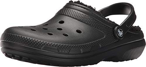 Crocs unisex-adult Classic Lined Clog Clog, Black/Black, 42/43 EU von Crocs