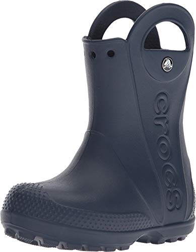 Crocs Handle It Rain Boot K, Unisex-Kinder Gummistiefel, Blau (Navy 410b), 23/24 EU von Crocs