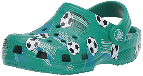 crocs Classic Sport Ball Clog Ps Flip Flops Freizeit-und Sportbekleidung Kind, Green, 22 EU von Crocs