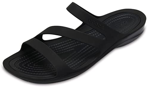 Crocs Damen Swiftwater Women Sandalen, Black/Black, 42/43 EU von Crocs