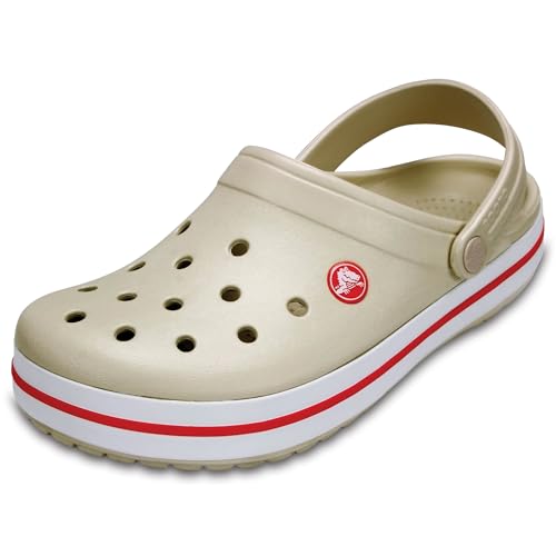 Crocs Unisex Erwachsene Crocband Clog Clog, Stucco/Melon, 38/39 EU von Crocs