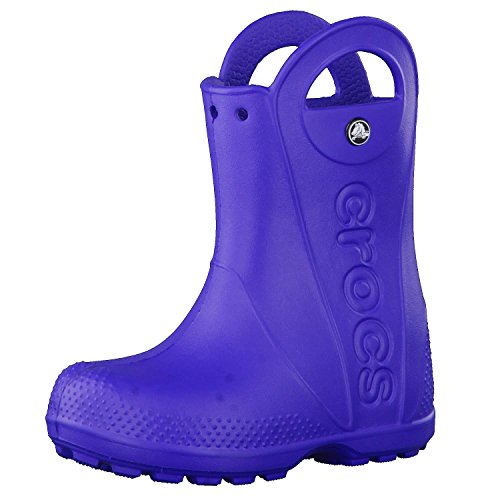 Crocs Handle It Rain Boot K, Unisex-Kinder Gummistiefel, Blau (Cerulean Blue 4o5), 23/24 EU von Crocs