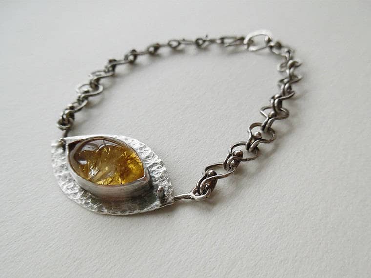 sterling Silber Kettenarmband | Bernstein Armband Gliederarmband Marquise Handgefertigter Schmuck sterling Silber Kettenarmband | Bernstein Armband Gliederarmband Marquise Handgefertigter Schmuck von crocusjewellery