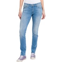 Cross Jeans Damen Jeans ANYA - Slim Fit - Blau - Medium Blue von cross jeans