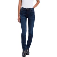 Cross Jeans Damen Jeans Anya - Slim Fit - Blau - Dark Blue von cross jeans