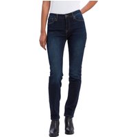 Cross Jeans Damen Jeans Anya - Slim Fit - Dark Blue Used von cross jeans