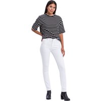 Cross Jeans Damen Jeans Anya - Slim Fit - Weiß - White von cross jeans