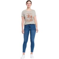 Cross Jeans Damen Jeans Judy - Super Skinny Fit - Blau - Straight Blue von cross jeans