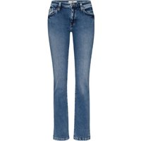 Cross Jeans Damen Jeans LAUREN - Bootcut - Blau - Medium Blue Denim von cross jeans