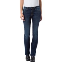 Cross Jeans Damen Jeans Lauren - Regular Fit - Bootcut - Blau - Deep Blue von cross jeans