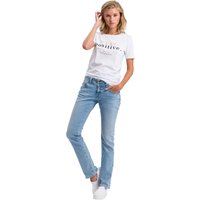 Cross Jeans Damen Jeans Loie - Regular Fit - Blau - Light Blue von cross jeans