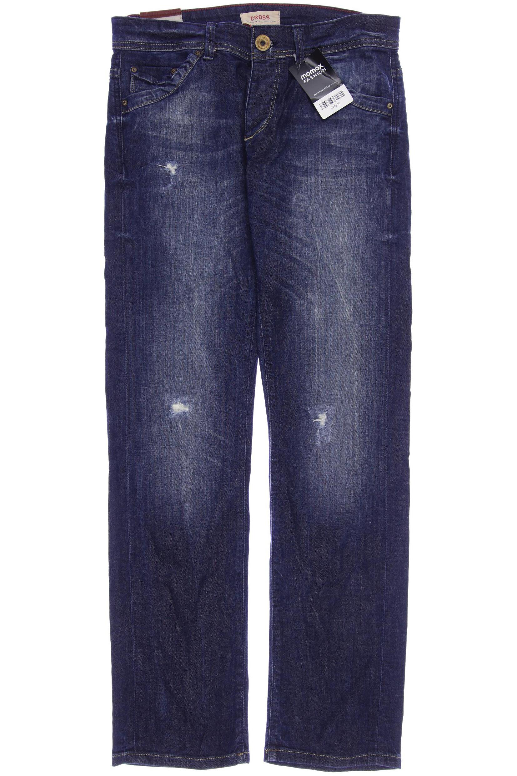 Cross Jeans Herren Jeans, marineblau, Gr. 42 von cross jeans