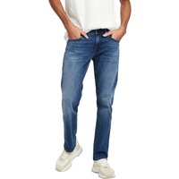 Cross Jeans Herren Jeans DYLAN - Regular Fit - Blau - Dark Mid Blue von cross jeans
