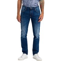 Cross Jeans Herren Jeans Damien - Slim Fit - Blau - Dark Blue von cross jeans