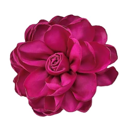 Extra große, zierliche Brosche aus Satin-Stoff, lila Rose, Anstecknadeln, zarte und elegante Seidenblume, übergroße Brosche für Damen, Hochzeit, Party, Bankett, Kleid, Anzug Extra große, zierliche Brosche aus Satin-Stoff, lila Rose, Anstecknadeln, zarte und elegante Seidenblume, übergroße Brosche für Damen, Hochzeit, Party, Bankett, Kleid, Anzug von crukakulash