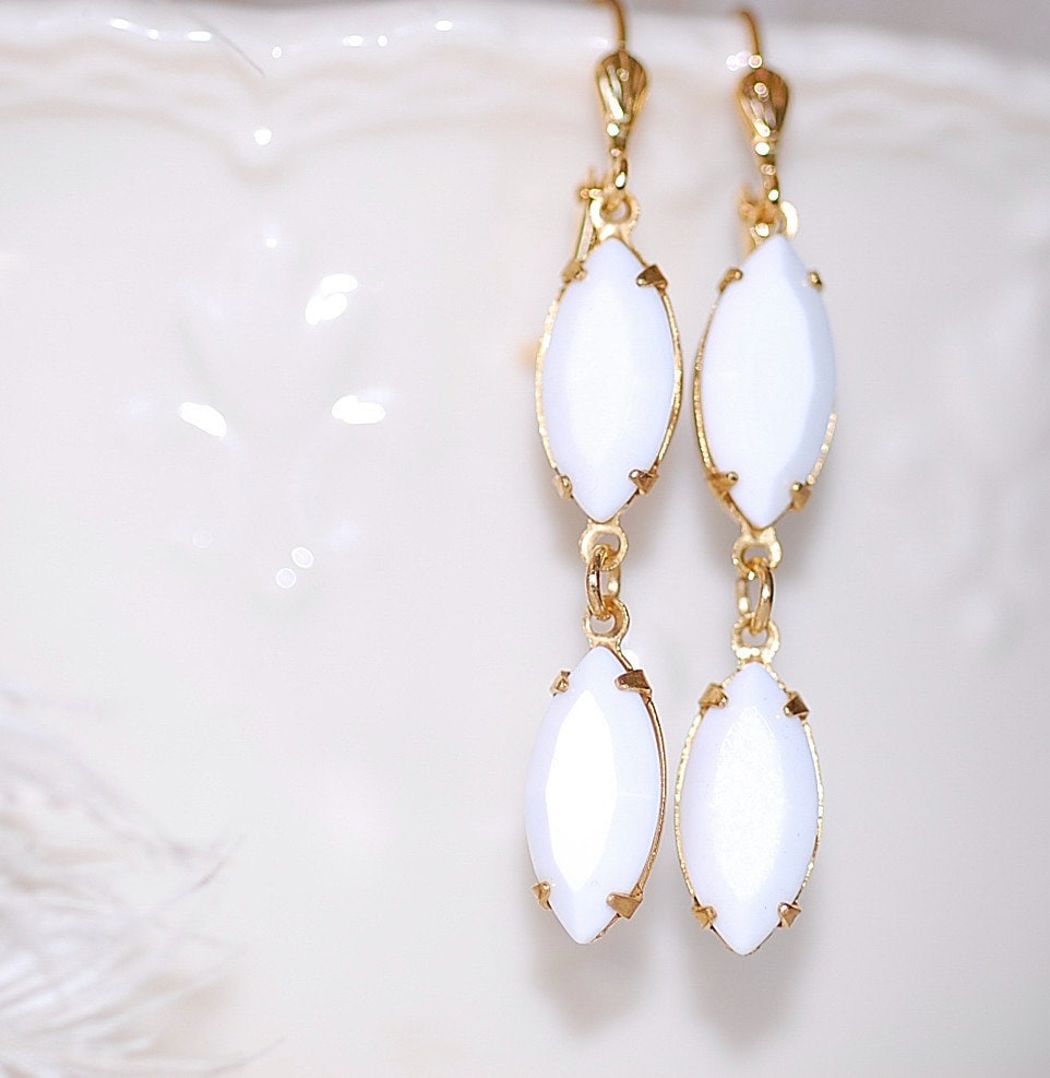 Vintage Strass Ohrringe 1960S Brautschmuck von crushjewels