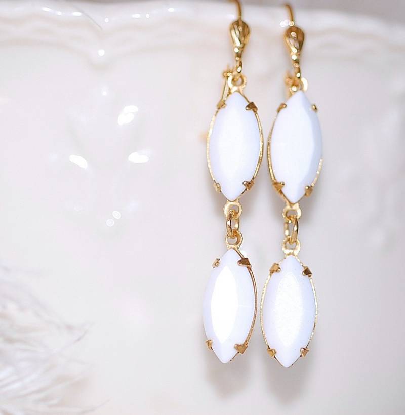 Vintage Strass Ohrringe 1960S Brautschmuck von crushjewels