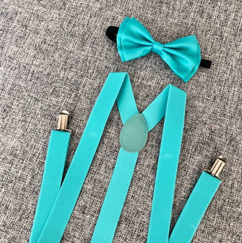 Fliege Und Hosenträger Set, Hosenträger, Mintblaue Fliege, Zierliche Hänger, Mint Hochzeit, Blauer Fliege Und Hosenträger Set, Hosenträger, Mintblaue Fliege, Zierliche Hänger, Mint Hochzeit, Blauer von crystalAmour