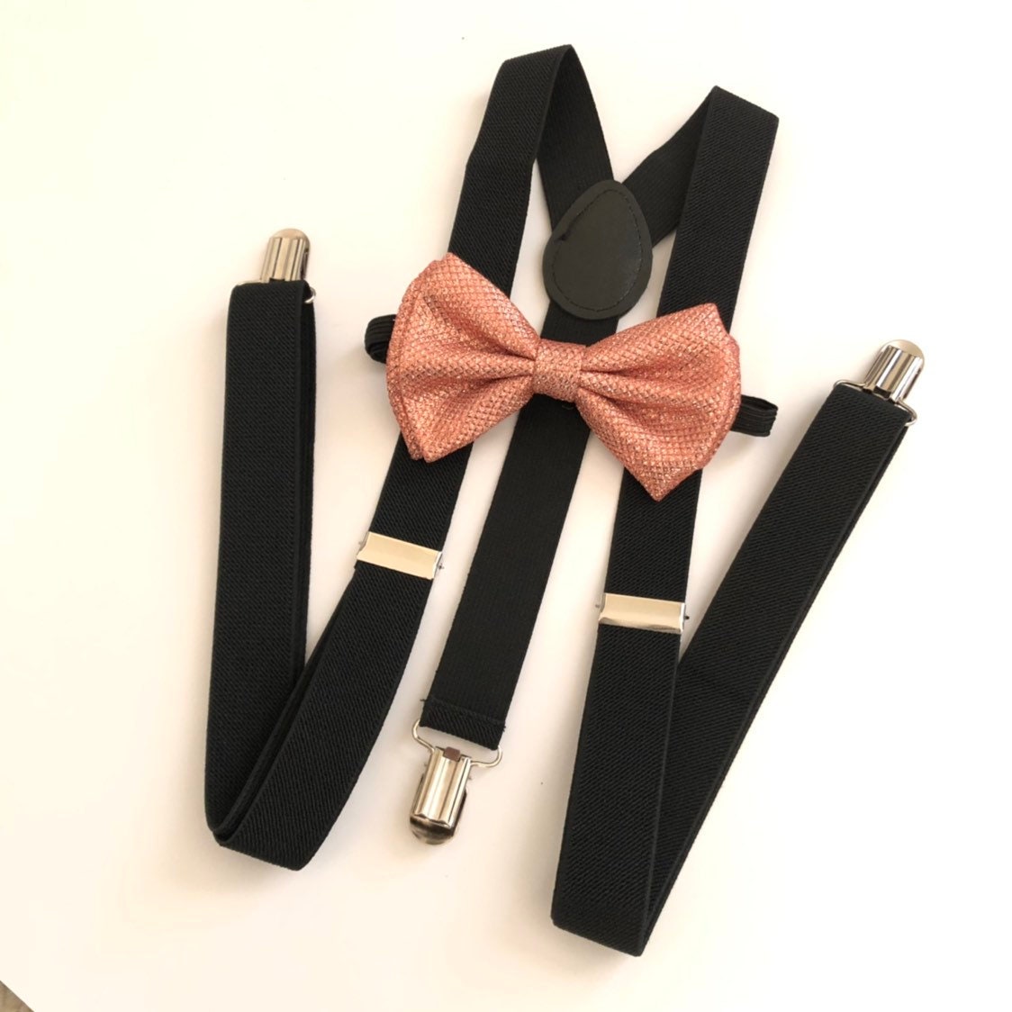 Gold Hosenträger Und Fliege, Männer Hosenträger, Weiche Set Gold Hosenträger Und Fliege, Männer Hosenträger, Weiche Set von crystalAmour