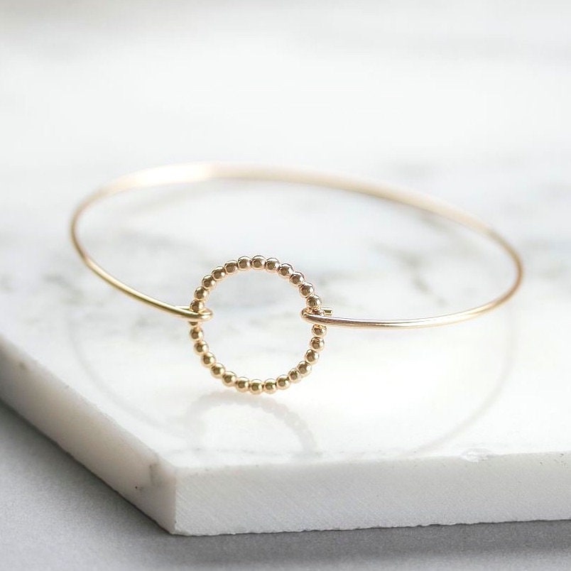 Perlenring Armreif, Armreifen, Schlichter Handgemacht, Geschenke Für Sie, Geschenk Perlenring Armreif, Armreifen, Schlichter Handgemacht, Geschenke Für Sie, Geschenk von crystalstonelondon