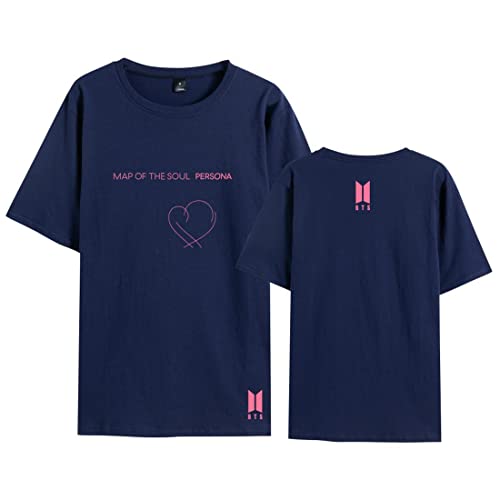 Kpop BTS Bangtan Boys T-Shirt Unisex Baumwolle Kurzarmshirt Kostüm für Kinder,d-2429,2XL von cshsb