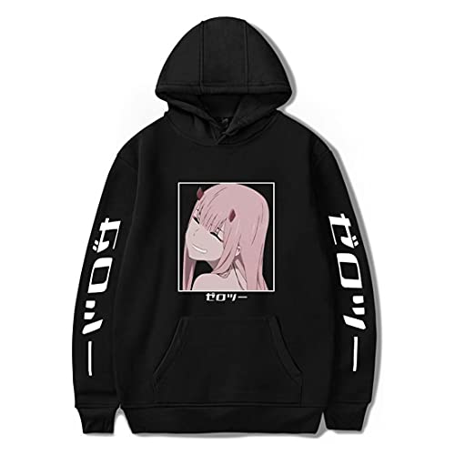 cshsb Anime Darling in The Franxx 02 Merch Hoodie Cool Print Unisex Sweatshirt für Herren und Damen Tops,a-293,A,XL von cshsb