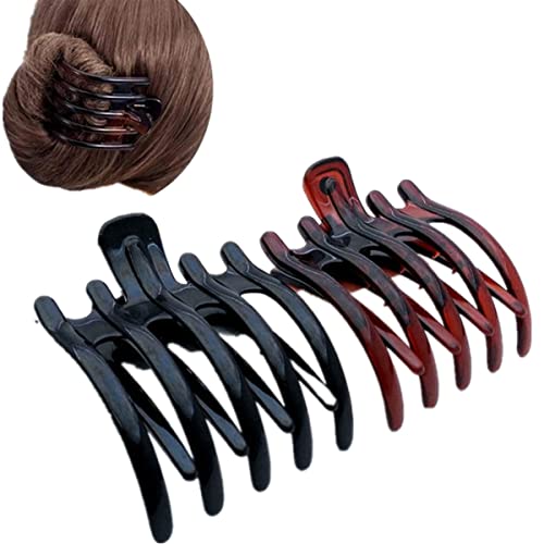 2 Stk Groß Haarspangen Haarklammer Dickes Haar Haargreifer Haarkrallen Für Dünnes Haar,starker Halt Große Haarclips Für Damen,2 Farbe von cuhair