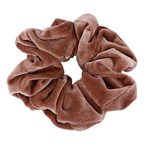 Groß Haargummis Scrunchies Samt – Weiche Samthaargummi für Frauen, Haarband Skrunchy Scrunchie für Glatte, Wellige, Lockige, Krause, Lange, Dicke und Dünne Haare – Bunte Haar Gummis von cuhair