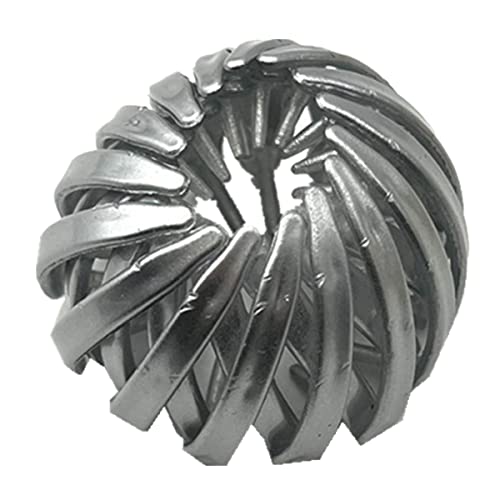 1pc department Vergoldete Vogelnest-Kugelkopf-Haarnadel-Haarnadel-Pferdeschwanz-Greifer-Clip-Haarschmuck für Frauen (silver) von cuhair