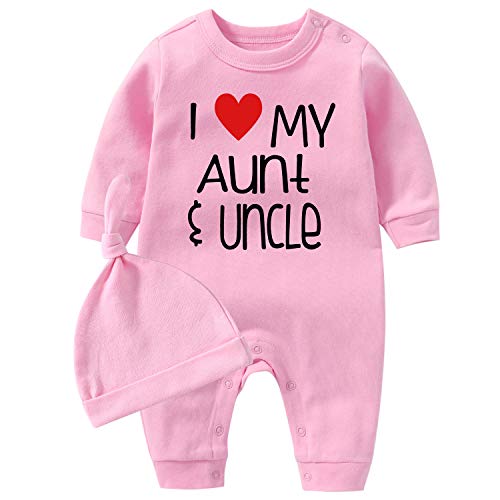 culbutomind Baby Zwillinge Strampler Body Junge Mädchen Ich liebte Meinen Onkel Und Meine Tante Fun Baby Geschenke Geburt Lustig Babykleidung von culbutomind