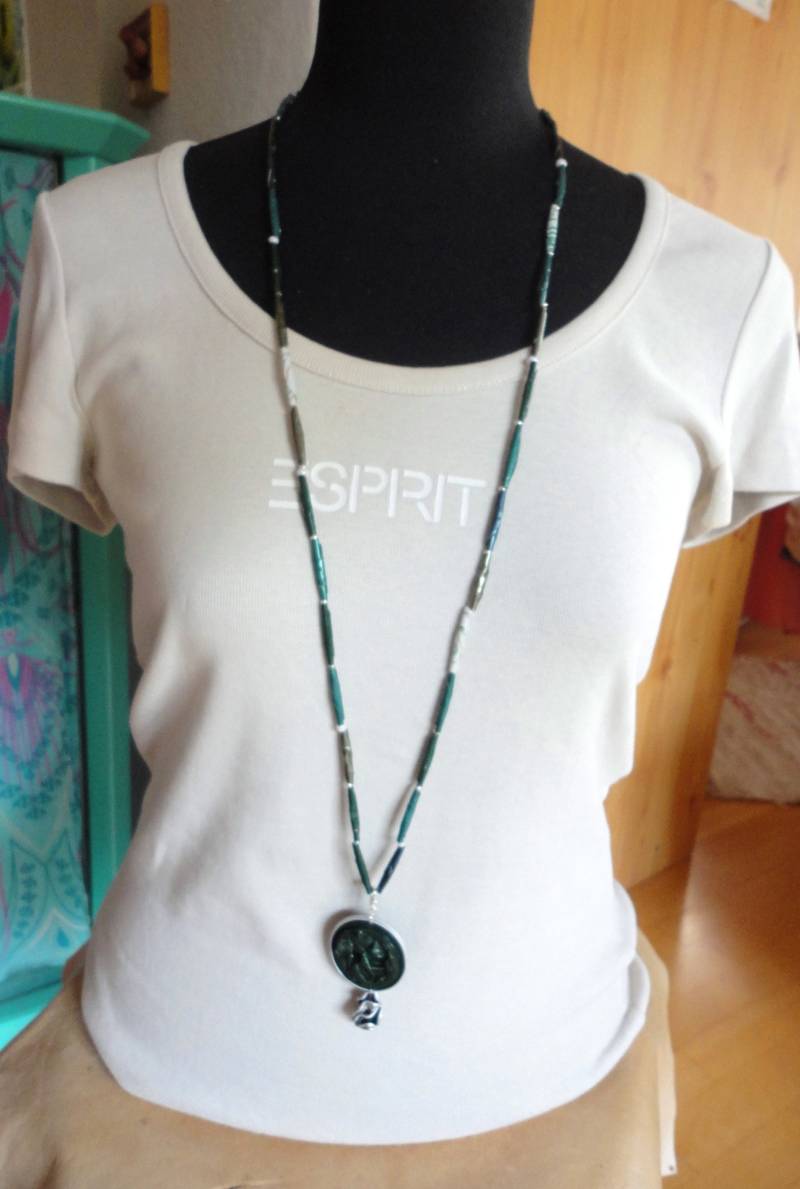 Grüne Kette Aus Kaffeekapseln Recycling Armband & Mit Nespresso Anhänger, Wickelarmband 311 Grüne Kette Aus Kaffeekapseln Recycling Armband & Mit Nespresso Anhänger, Wickelarmband 311 von cupnessoArt