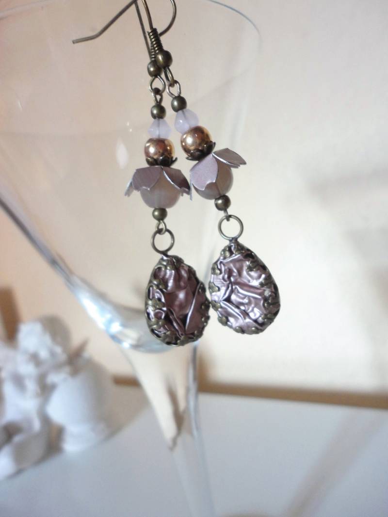 Tropfen Ohrringe Nostalgie Rose Bronze Vintage Aus Recycling Kaffeekapsel Nespresso Schmuck Upcycling Nachhaltig 284 Tropfen Ohrringe Nostalgie Rose Bronze Vintage Aus Recycling Kaffeekapsel Nespresso Schmuck Upcycling Nachhaltig 284 von cupnessoArt