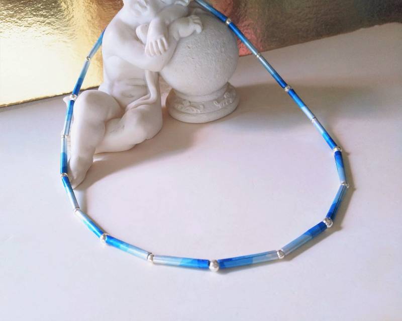 Türkis Silber Halskette Filigran Zart Aus Recycling Kaffeekapseln, Upcycling Schmuck Nespresso Nachhaltiges Geschenk 263 Türkis Silber Halskette Filigran Zart Aus Recycling Kaffeekapseln, Upcycling Schmuck Nespresso Nachhaltiges Geschenk 263 von cupnessoArt