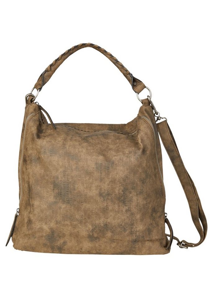 curuba Schultertasche Even, im Used-Look von curuba