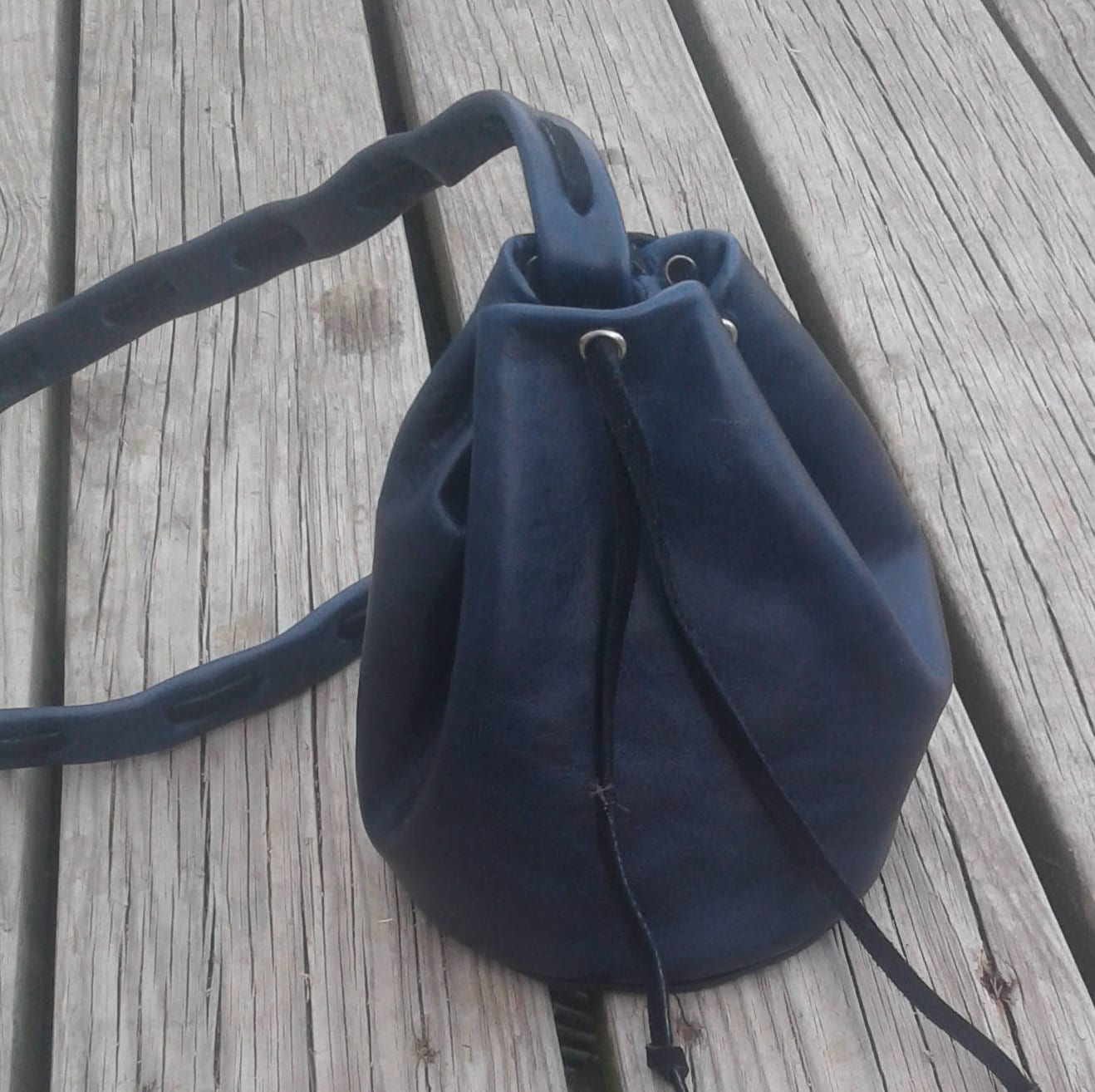Leder Kordelzug Handtasche/Rucksack Leder Kordelzug Handtasche/Rucksack von customleatherforyou