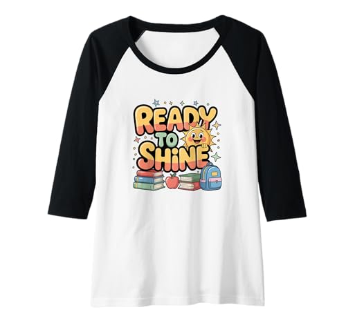 Damen Lustiges Schul-T-Shirt für Schüler oder Vorschüler Raglan Damen Lustiges Schul-T-Shirt für Schüler oder Vorschüler Raglan von cute back to school shirt for students or teachers