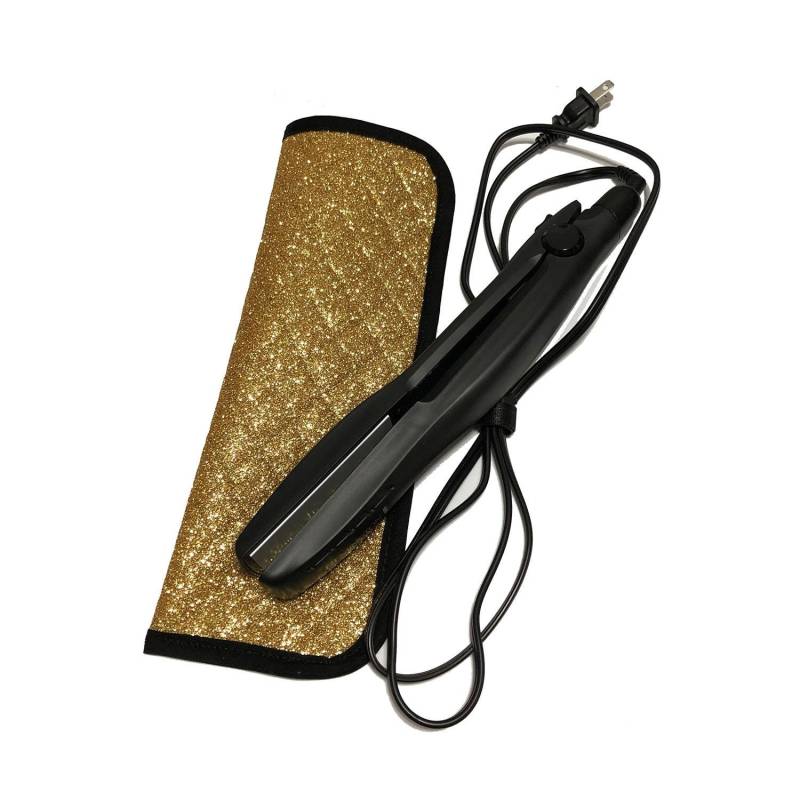 Gold Glitzer Reise-Etui Für Dein Glätteisen, Lockenstab Oder Haarglätter Gold Glitzer Reise-Etui Für Dein Glätteisen, Lockenstab Oder Haarglätter von cutsnstitches