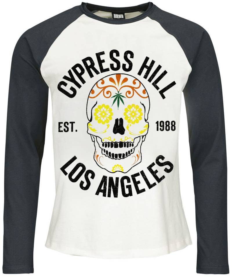 Cypress Hill Langarmshirt - Amplified Collection - Floral Skull - S bis 3XL - für Männer - Größe XL - multicolor  - Lizenziertes Merchandise! von cypress hill