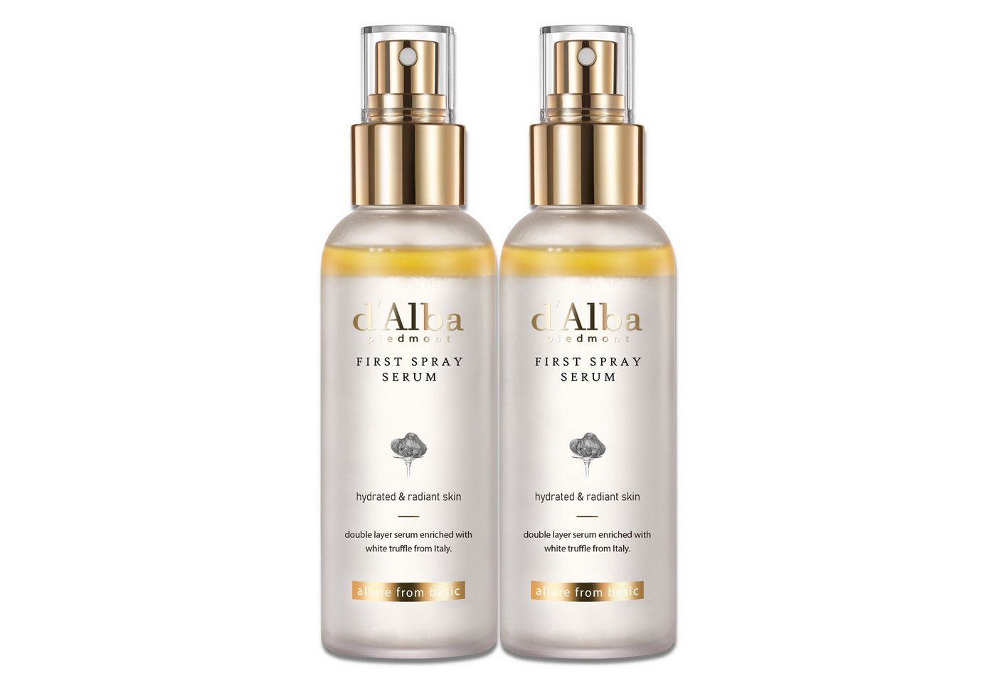 d'Alba Gesichtspflege First Spray Serum Korea Feuchtigkeit Glow Anti-Aging 100ml d’Alba, 2-tlg., Feuchtigkeitscreme, Stresslinderung von d'Alba