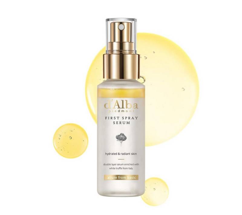 d'Alba Gesichtspflege Italian Weiß Trüffel First Spray Serum Feuchtigkeitsspray Vegan, Tensidfreies, Hautberuhigendes, Koreanische Hautpflege von d'Alba