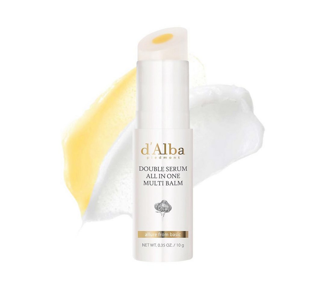 d'Alba Gesichtspflege italian Weißer Trüffel Double Serum All-in-one Multi Balm vegane Hautpflege, 3-in-1-Behandlung zur Faltenverbesserung Premium-K-Beauty von d'Alba