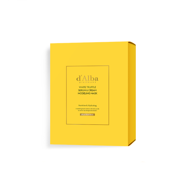 d'Alba - White Truffle Serum & Cream Modeling Mask (Nutritive & Hydrating) - 66g*4EA von d'Alba