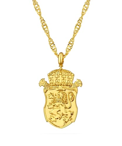 d'origine Bulgarien Wappen Kette | Damen - Gold von d'origine