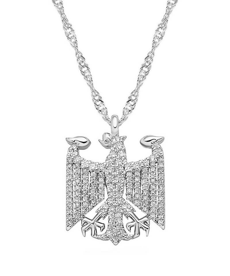 d'origine Kette mit Anhänger Deutschland Adler Kette für Damen, Deutschland Wappen Kette d'origine Kette mit Anhänger Deutschland Adler Kette für Damen, Deutschland Wappen Kette von d'origine